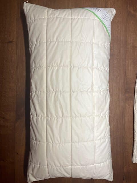 Schafschurwollkissen mit Latexflocken 5 Schafschurwollkissen mit Latexflocken – Bild 3